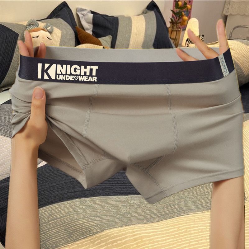 Sous-vêtements pour hommes Source Factory, sous-vêtements pour hommes en pur coton, boxers de sport tendance pour adolescents_voghion.com