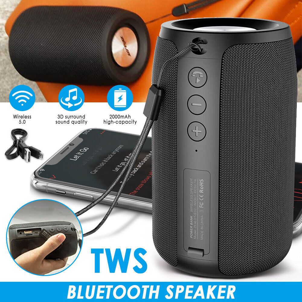 Tragbarer Bluetooth-Lautsprecher mit 3000 W, Subwoofer, starkem Bass, Soundsystem, Party und Mikrofon_voghion.com