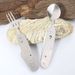 Edelstahl Outdoor Besteck Set Abnehmbare Camping Klapp Gabel Löffel Kombination Multifunktionale Abendessen Obst Messer_voghion.com