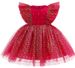 Mutter & Kinder kinder prinzessin kleid mit fliegenden ärmeln baby ein jahr-alte leistung kleid mit heißer stück mesh tüll puffy rock_voghion.com