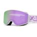 Children's with magnetic snap fasteners for wind and sand prevention, Italian anti fog lightweight lenses, quick change ski goggle_voghion.com