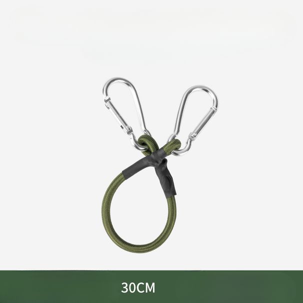 Outdoor Karabiner Auto Camping Wäscheleine Gepäck Bindung Verpackung Gummiband Hängenden Seil_voghion.com