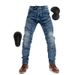 Motorcycle Kevlar Riding Pants With Dual Zippers, Stretch Denim Jeans For Men & Women, Slim Fit, All-Season Protection For Bike & Racing_voghion.com