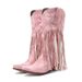 Women's Shoes tassel boots retro western cowboy boots 34 43 size retro women's shoes can be sent on behalf of_voghion.com