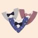 Costum de câine cu cravată, stele, arc, triunghi, eșarfă frumoasă pentru animale de companie, prosop impermeabil pentru salivare în aer liber_voghion.com