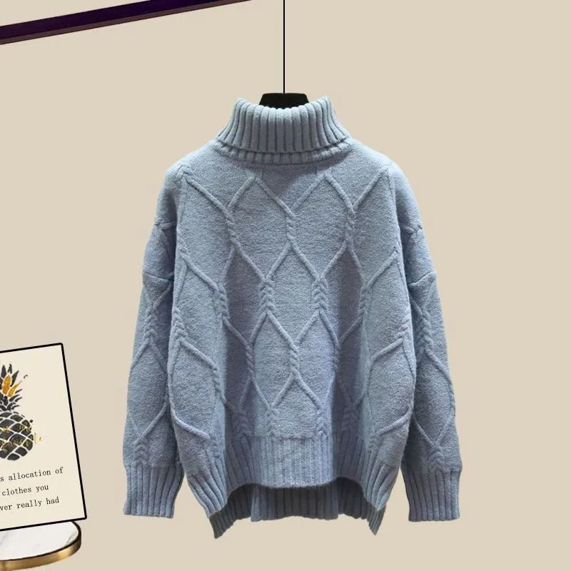 Autumn Winter Women's Outfit 2025 New Fleece Lined Thickened Denim Jacket Slimming Jeans Street Style Three-Piece Set_voghion.com