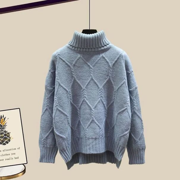 Autumn Winter Women's Outfit 2025 New Fleece Lined Thickened Denim Jacket Slimming Jeans Street Style Three-Piece Set_voghion.com