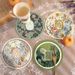 Vintage American Table Mats Set - Oil Painting Style, Waterproof & Heat Resistant, Round Coasters For Plates, Bowls & Cups - Washable & Non-Slip_voghion.com