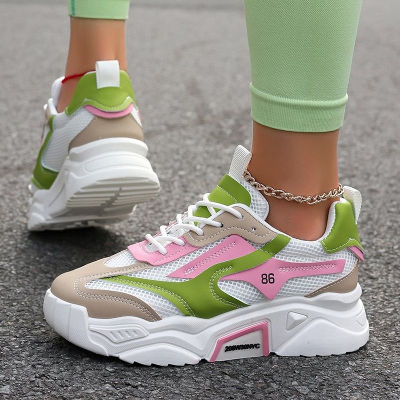 Women Casual Sneakers Breathable Comfortable Nonslip Waterproof Sports Shoes for Working Trekking Autumn Spring Pants Dress_voghion.com