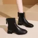 2024 Modische, lässige Leder-Ankle-Boots mit hohem Absatz für Damen und Herren (2d0d)_voghion.com