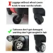 Dopamine 4PCS Lage Protector Silicone Caster Shoes Travel Suitcase Reduce Noise Wheels Guard Cover Accessories_voghion.com