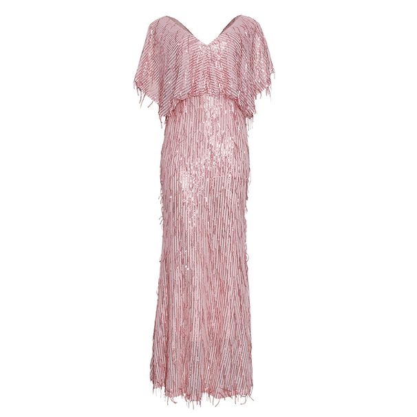 Naiste rõivad V-kaelusega Seksikas litritega tutidega banketikleit_voghion.com