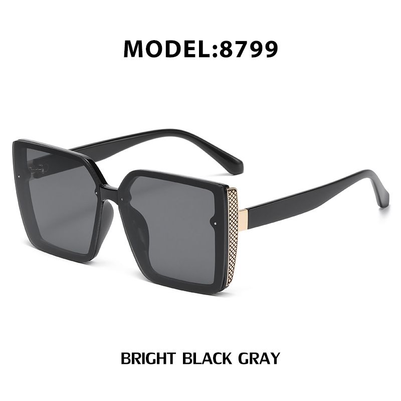 European and American Fashion Large Frame Sunglasses Women's Diamond Cut Edge Sunscreen Sunglasses Women's Trend Cross-Border Wholesale 2023 New Style_voghion.com