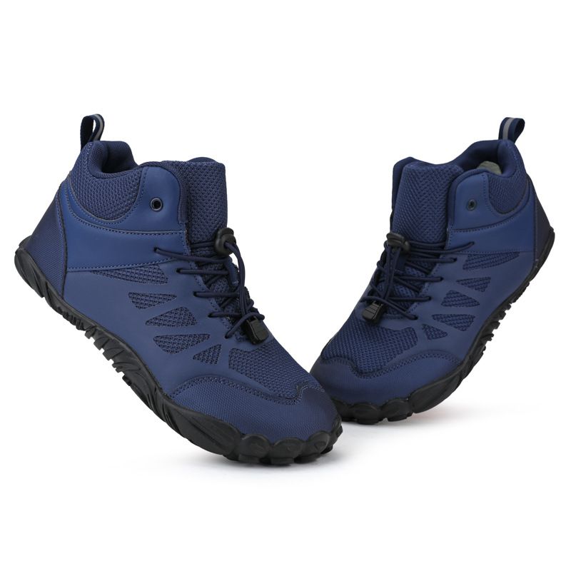 Mesh Hiking Men, Large Size Outdoor Climbing Shoes, Trekking With Rubber Sole, Non-Slip Breathable Walking Shoes For Men_voghion.com