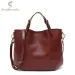 High Quality Designer Bags Women Vintage Elegant Real Leather Top-Handle Solid Color Minimalist Style Tote Shoulder_voghion.com