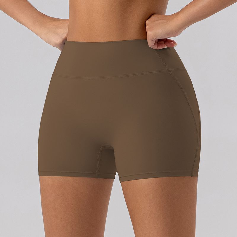 Ženska odjeća Novi stil podizanja bokova Visokostruke joga kratke hlače Ženske uske sportske kratke hlače za trčanje Nude Wear Trening trbušne fitness hlače_voghion.com