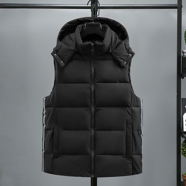 Men's Reflective Puffer Vest Winter Warm Sleeveless Jacket Plus Size Quilted Vest For Outdoor Sports (Black, Grey, Blue, Red)_voghion.com