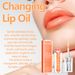 Color changing gently removes keratin, plump, delicate, and glossy lip oil_voghion.com