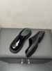 Special Offer Big Sale Genuine Closed Toe Men's Platform Thick Sole Casual Glossy Half Slippers Leather Without Heel_voghion.com