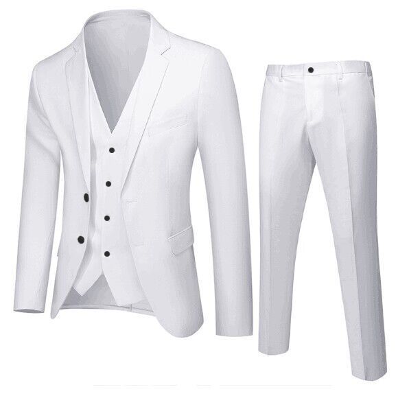 Men's Clothing Slim Fit Suit Jacket For Men In Summer And Autumn, Formal Suit For Professional White Collar Workers, Best Man Suit, All Match Suit_voghion.com