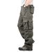 Herrenbekleidung, Baggy-Freizeithose mit mehreren Taschen, Outdoor-Baumwolloverall_voghion.com