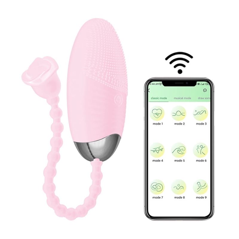 Oeuf vibrant Birdsexy, contrôle par application, pour le plaisir des femmes, vibromasseur en silicone, 9 modes de vibration, massage du point G féminin_voghion.com