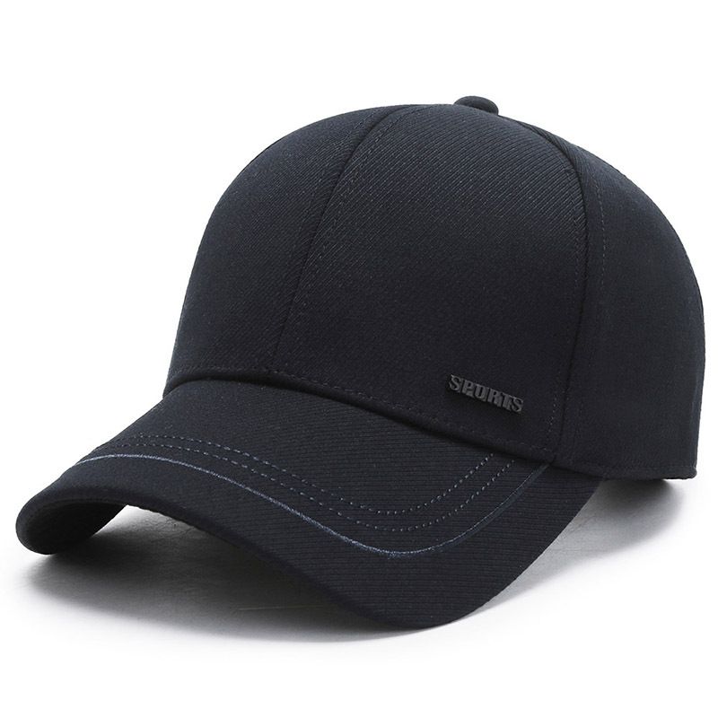 Herren-Sonnenschutz und Sonnenschutzmittel mittleren Alters und ältere Menschen, Outdoor, lässig, reife Mode, warme Baseballkappe_voghion.com