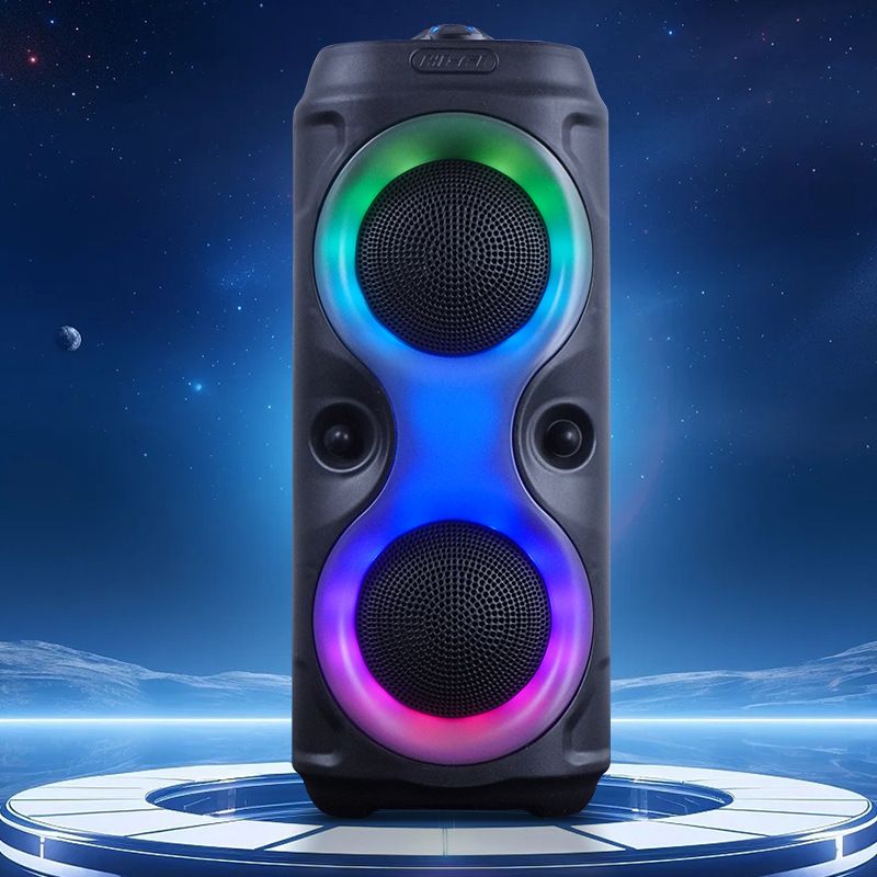 syct Kabelloser Bluetooth-Lautsprecher für den Außenbereich, tragbar, farbenfroh, für Zuhause, Desktop, hohe Lautstärke, Upgrade, Privatmodell MS3628_voghion.com