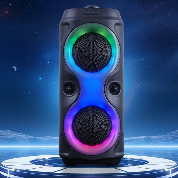 syct Kabelloser Bluetooth-Lautsprecher für den Außenbereich, tragbar, farbenfroh, für Zuhause, Desktop, hohe Lautstärke, Upgrade, Privatmodell MS3628_voghion.com