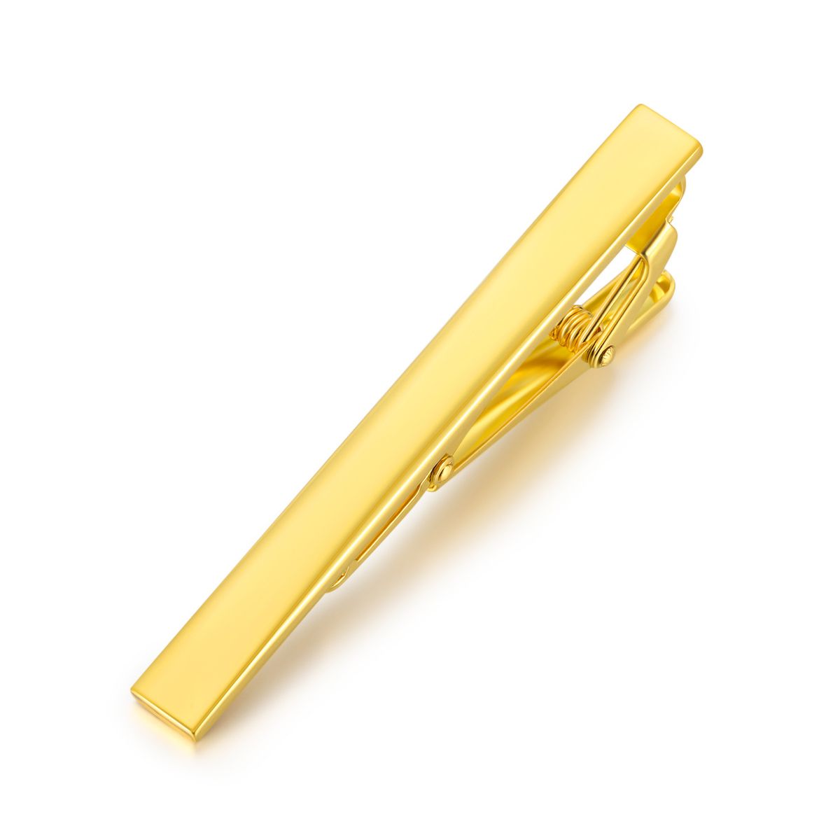 Gold- und silberfarben mit Messinglaser für formelle Krawattenklammern für Herren_voghion.com