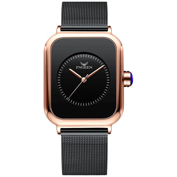 Fenzun FNGEEN Damenuhr, quadratisch, Quarz, modisch, Freizeituhr, grenzüberschreitend, Außenhandel, Live-Streaming_voghion.com