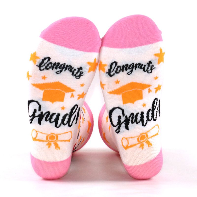 Socks long casual sports cotton socks sole letter jacquard creative socks_voghion.com