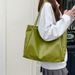 Salted vegetable green bag with large capacity and niche design, women's new versatile one shoulder portable underarm_voghion.com