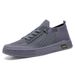Autumn 2025 New Korean Style Men's Solid Color Casual Canvas Breathable Single Shoes_voghion.com