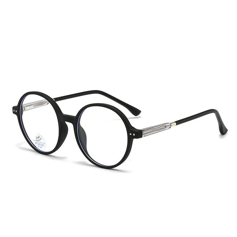 New TR90 eyeglass frame, men's and women's fashionable legs, anti blue light glasses, light, no degree flat mirror, 8386_voghion.com