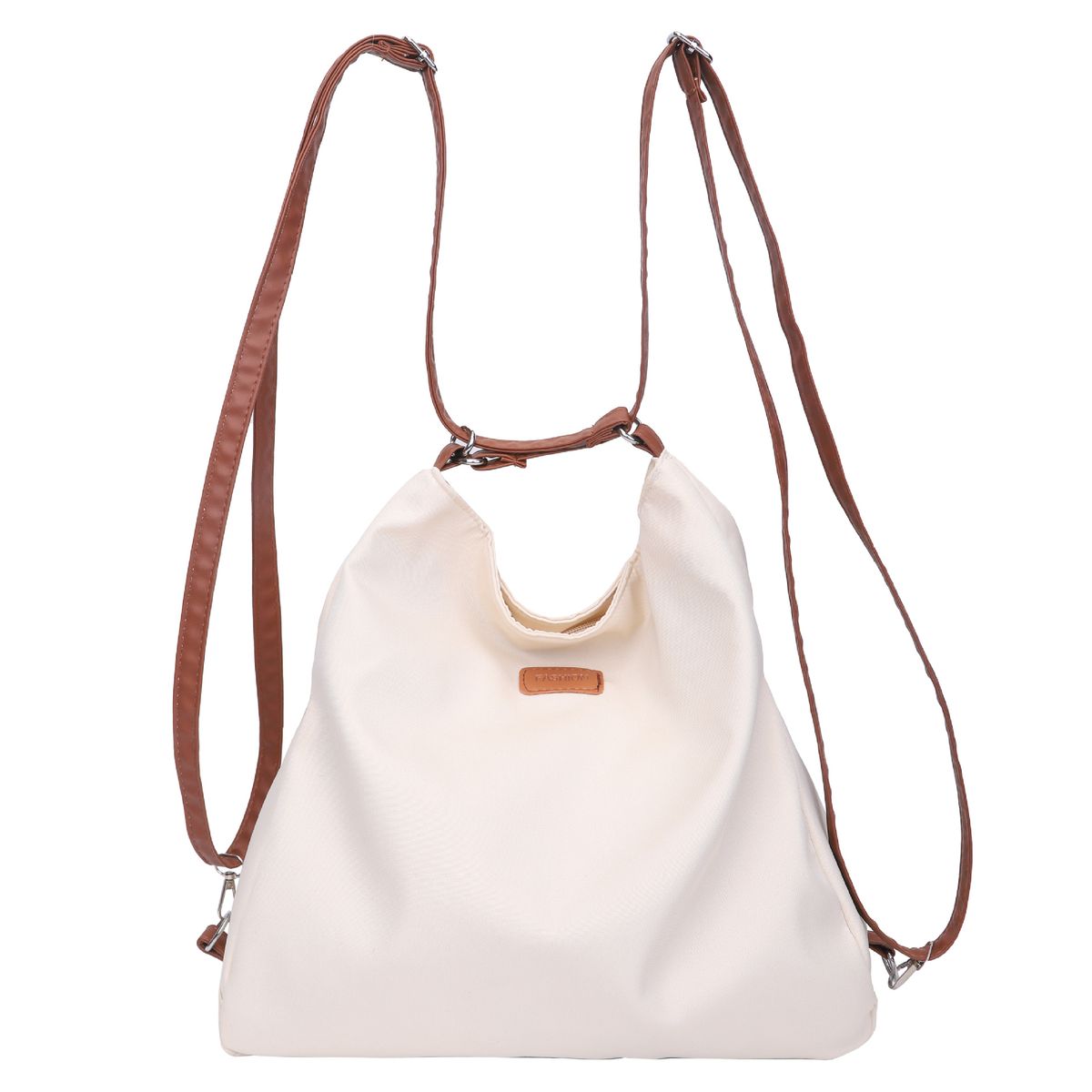 Σακίδιο πλάτης μεγάλης χωρητικότητας δημοφιλές απλό commuting μασχάλες tote μοντέρνα τάση γυναικεία υφή τσάντα καμβά_voghion.com