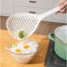 Scolapasta grande in stile giapponese, manico lungo, in plastica, per uso domestico, per scolare gli gnocchi, per cucinare in pentola calda, con filtro, cucchiaio da zuppa_voghion.com