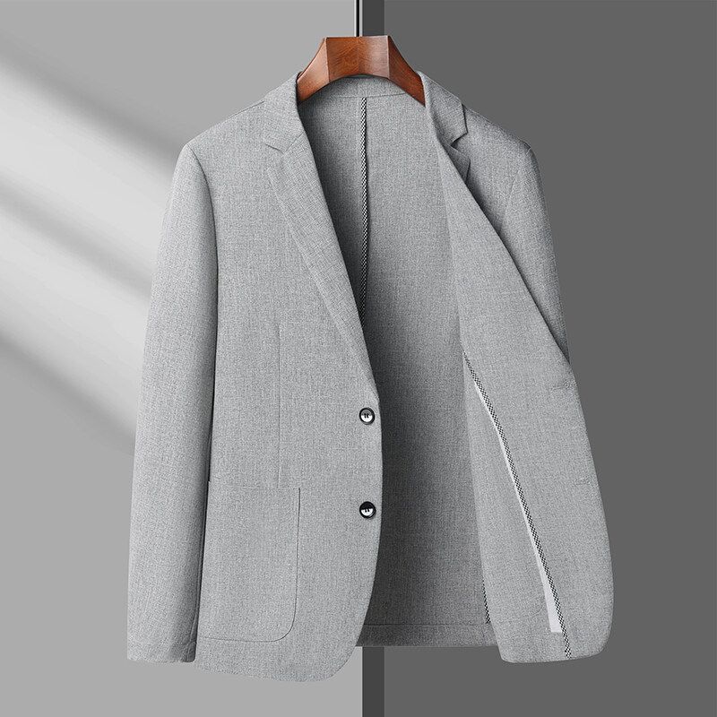 CT Men's Casual Suit 2025 Spring Autumn Thin Business Single-breasted Solid Color Blazer For Young And Middle-aged_voghion.com