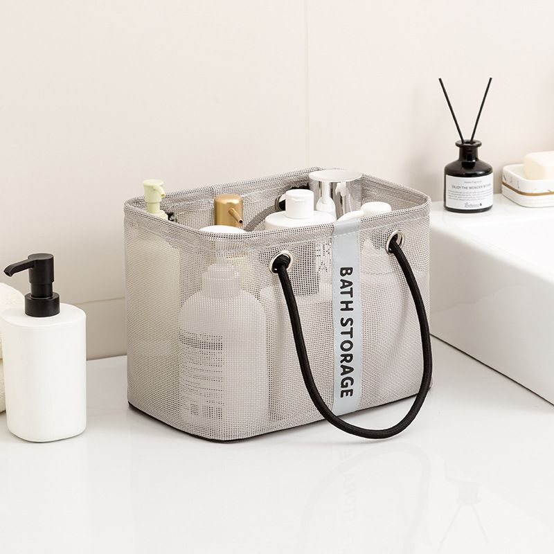 Katlanabilir File Duş Rafı - Hafif ve Hızlı Kuruyan Banyo Düzenleyici, Askılı Kanca, Seyahat, Spor Salonu ve Plaj İçin Taşınabilir Tuvalet Çantası_voghion.com