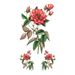 new 2026 New Colorful Flower Peony Rose Water Transfer Tattoo Stickers Set_voghion.com