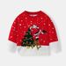 Cozy Christmas Santa Knit Sweater For Kids - Soft Long Sleeve Pullover With Cute Cartoon Design - Unisex Toddler & Children's Top (3-8 Year)_voghion.com