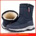 Herrenschuhe Nordost-Winter-Schneestiefel Damen wasserdicht rutschfest Fleece-ed verdickte Herren Baumwolle gepolsterte Schuhe Reiten_voghion.com