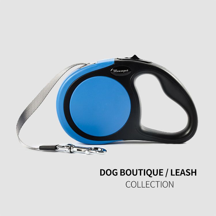 Pet Automatic Retractable Leash, Flat Rope Leash With Dog Chain_voghion.com