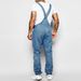 Distressed Denim-Overalls für Herren – Vintage-gewaschener Workwear-Stil_voghion.com