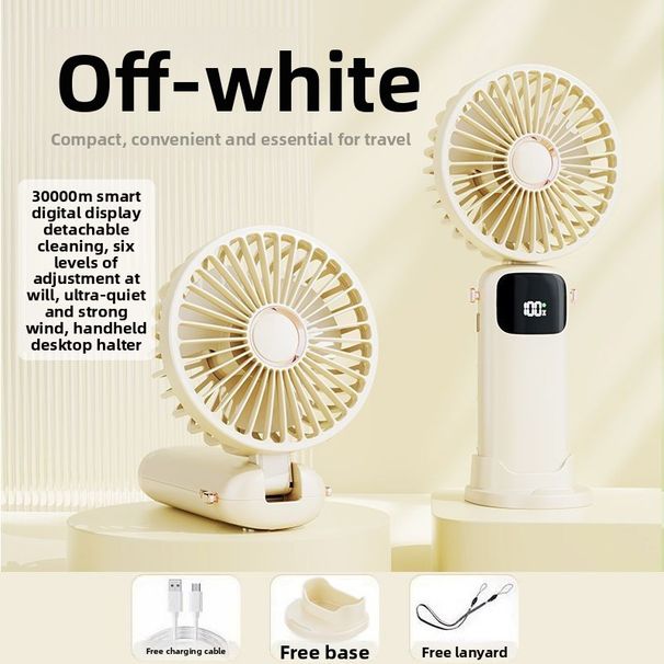 Kafile USB-Kleinventilator, Handventilator, wiederaufladbarer Mini-Desktop-Ventilator, leiser elektrischer Ventilator für die Schülerklasse_voghion.com