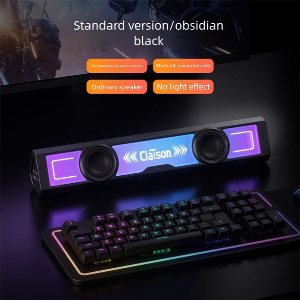 Głośnik komputerowy do użytku domowego, długi drążek, przewodowy subwoofer 3D Bluetooth, wysokiej jakości dźwięk, duża głośność, super bas_voghion.com