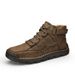 Europäische Warm Series Martin Handgenähte High-Top-Schuhe aus warmem Baumwollfleece, gefüttert, große Größen, Herren-Lederstiefel_voghion.com