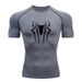 Marve Mo Vie Series Men's Fitness Sports Running Tight Round Neck T-shirt Compression Quick Drying_voghion.com