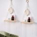 Cotton Rope Hand Woven Shelf Wall Mounted Wall Decoration Shelf_voghion.com