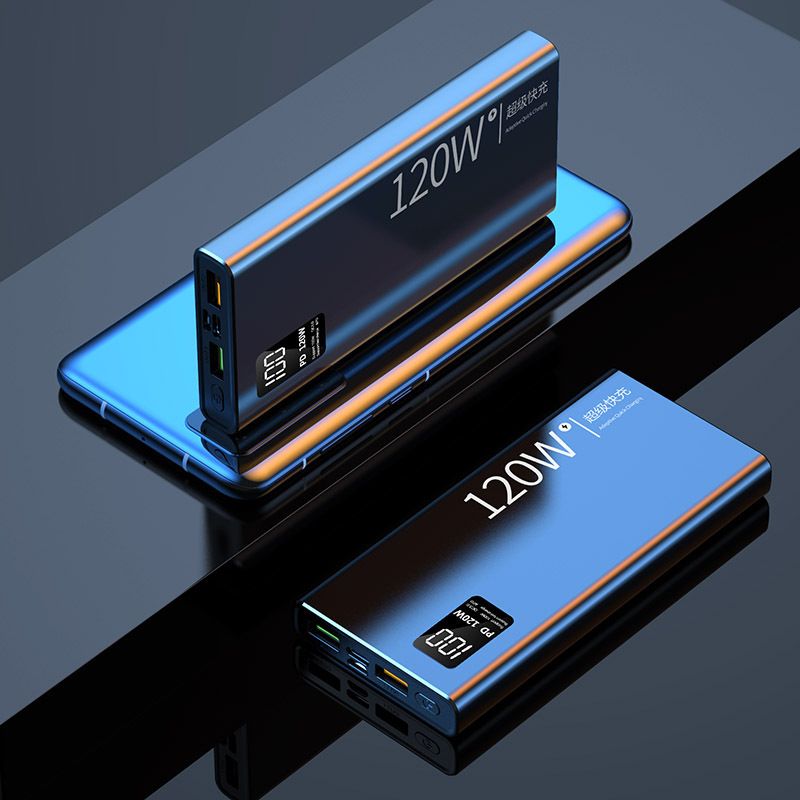 120W Super Fast Charging Power Bank 30000mAh High Capacity Portable Charger With Digital Display For IPhone & Android Devices​_voghion.com